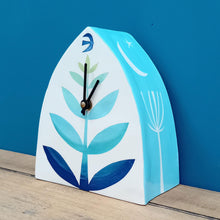 Load image into Gallery viewer, Fern, Sun and Moon Clock