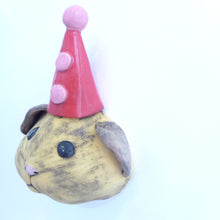 Load image into Gallery viewer, Chuckles the party hamster wall hanging head