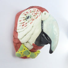 Load image into Gallery viewer, Reggie the parrot wall hanging head