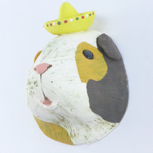 Load image into Gallery viewer, Senor pig wall hanging guinea pig head