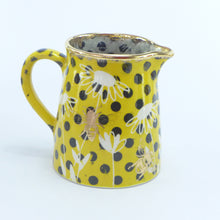 Load image into Gallery viewer, Mustard polka dot jug A