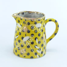 Load image into Gallery viewer, Mustard polka dot jug A