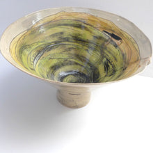 Load image into Gallery viewer, Large footed round dish houses on the moor DB20