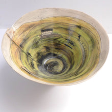 Load image into Gallery viewer, Large footed round dish houses on the moor DB20