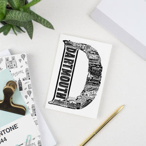 D for Dartmouth Greetings card