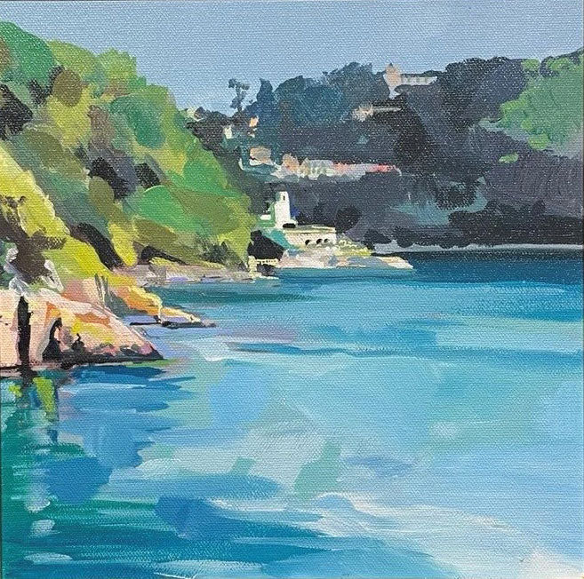 Dartmouth Castle, Summer Day painting