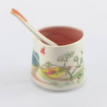 Load image into Gallery viewer, Heart dish with spoon pink