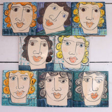 Load image into Gallery viewer, Blue face coasters