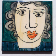 Load image into Gallery viewer, Blue face coasters