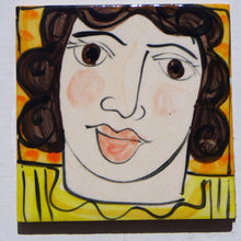 Load image into Gallery viewer, Red and Yellow face coasters