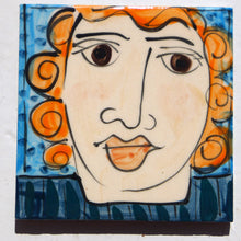 Load image into Gallery viewer, Blue face coasters