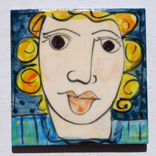 Load image into Gallery viewer, Blue face coasters