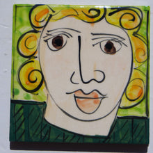 Load image into Gallery viewer, Green face coasters