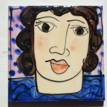 Load image into Gallery viewer, Pink and Lilac face coasters