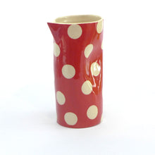 Load image into Gallery viewer, Dark red pinch jug