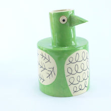 Load image into Gallery viewer, Green bird vase