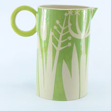 Load image into Gallery viewer, Green large oval hedgerow jug