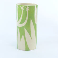 Load image into Gallery viewer, Green hedgerow small cylinder vase
