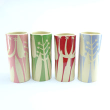 Load image into Gallery viewer, Dark red hedgerow small cylinder vase