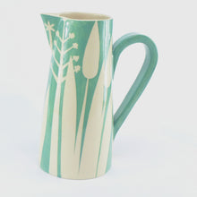 Load image into Gallery viewer, Jade hedgerow cone jug