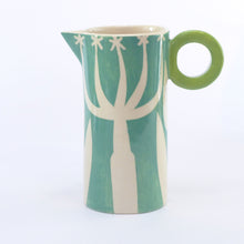 Load image into Gallery viewer, Jade green hedgerow tall baby jug