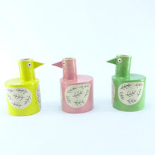 Load image into Gallery viewer, Green bird vase