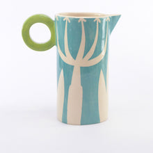 Load image into Gallery viewer, Turquoise hedgerow tall baby jug