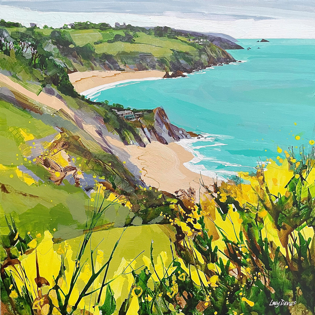 Lucy Davies painting Baxters