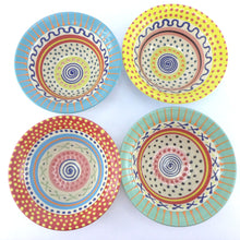 Load image into Gallery viewer, Red spot edge spotty medium bowl