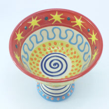 Load image into Gallery viewer, Sundae dish yellow spotty