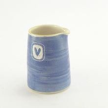 Load image into Gallery viewer, Blue and white mini jug heart