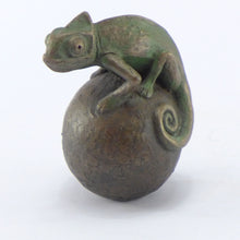 Load image into Gallery viewer, Chameleon on a ball