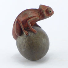 Load image into Gallery viewer, Chameleon on a ball