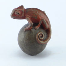 Load image into Gallery viewer, Chameleon on a ball