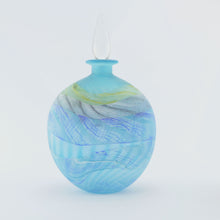 Load image into Gallery viewer, Spring Tides Seashore Glass Medium Flat Stoppered Bottle