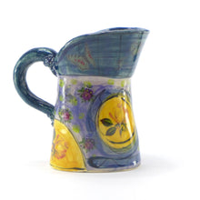 Load image into Gallery viewer, Figure small jug teal & orange
