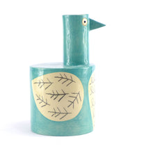 Load image into Gallery viewer, Turquoise large bird vase