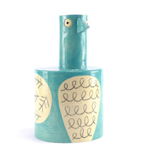 Load image into Gallery viewer, Turquoise large bird vase