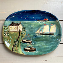 Load image into Gallery viewer, Safe Nights Oblong platter 775