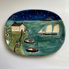Load image into Gallery viewer, Safe Nights Oblong platter 775