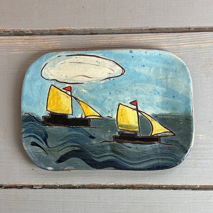 Postcard plate sunday race 1218