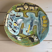 Load image into Gallery viewer, The Triple Harbour Large pedestal ocean bowl 1292