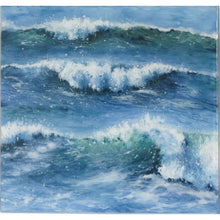 Load image into Gallery viewer, Sea change framed glass panel