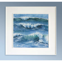 Load image into Gallery viewer, Sea change framed glass panel