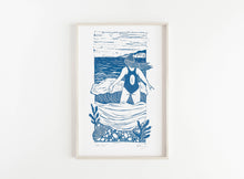Load image into Gallery viewer, Sea Air riso print