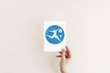 Load image into Gallery viewer, Moon Leap riso print