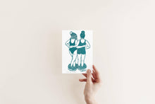 Load image into Gallery viewer, Swim Friends riso print