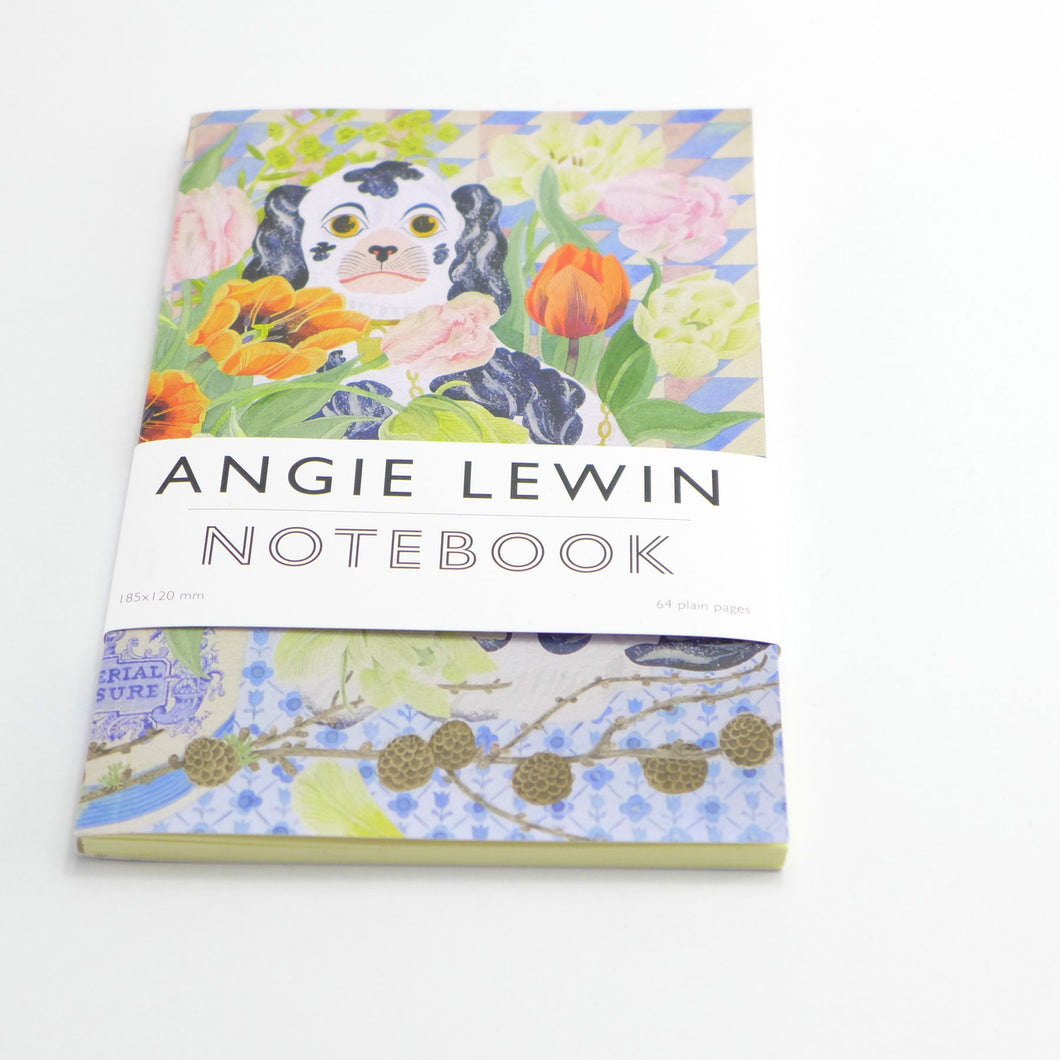 Angie Lewin Wally dogs and tulips notebook