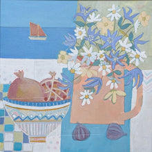 Load image into Gallery viewer, Pomegranates, Figs and Daisies