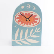 Load image into Gallery viewer, Tall orange blossom clock